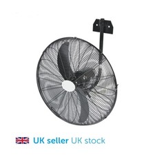 26 Inch Wall Mounted Fan Commercial Oscillating with 3 Speed Settings