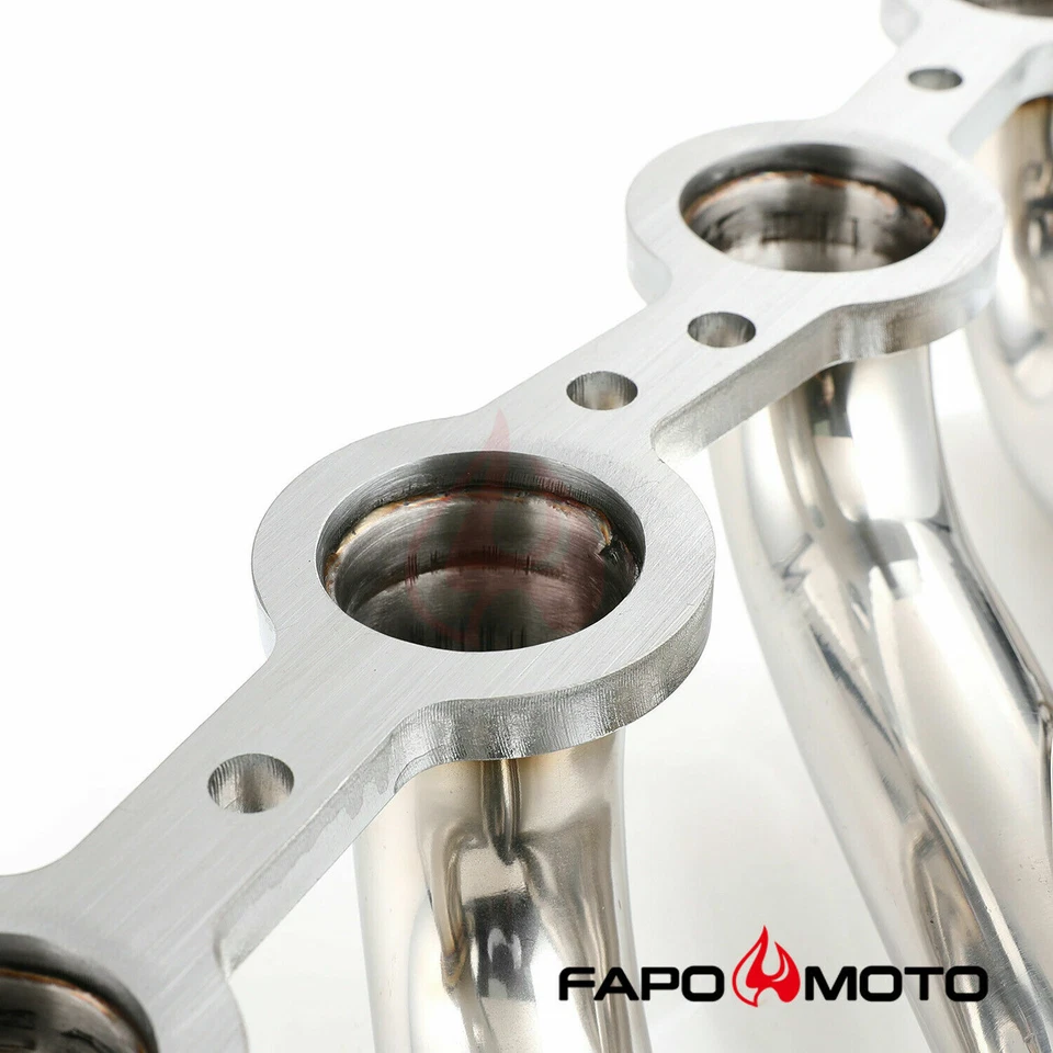 FAPO Single Turbo Headers for LSX LS2 T4 Top Mount Swap Crossover with 44mm WG - Image 4 of 4