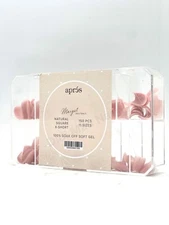 Apres Gel-X Neutrals Natrual Margot Square Extra Shor Box Of Tips 150Pcs - 11 Sz
