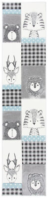 Safavieh Carousel Kids GREY / IVORY 2'-3'' X 10' Runner - CRK188B-210