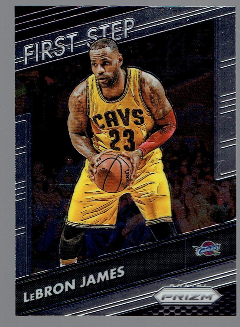 2016-17 Panini Prizm LeBron James First Step Insert Basketball Card