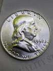 1958-D    Franklin uncirculated  beauty This Exact Coin   free combined shipping