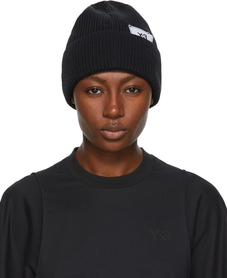 Y-3 LOGO BEANIE - ニットキャップ