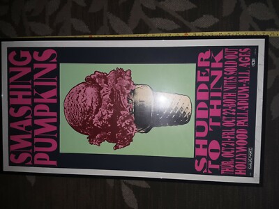 Smashing pumpkins Wsg/Shudder To Think 10/21 & 22 '93 Autographed