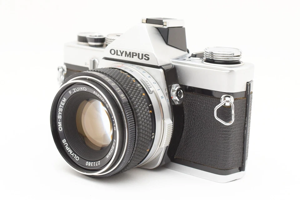 🎦 CLA'd [Near MINT -] Olympus M-1 Film Camera SLR 50mm F.ZUIKO f/1.8 From JAPAN - Image 3 of 4