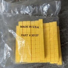 50 Yellow 10 Rods CUISENAIRE RODS Math Manipulative Classroom