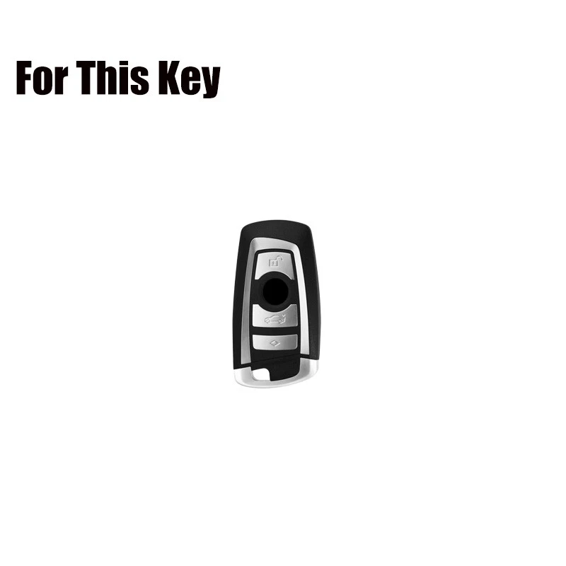 Für BMW 1 2 4 5 7 X3 X4 X5 X6 F10 F20 F30 Zinklegierung Leder Autoschlüssel Etui Abdeckung - Bild 2 von 4