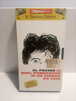 VHS QUEL POMERIGGIO DI UN GIORNO DA CANI OTTIME CONDIZIONI