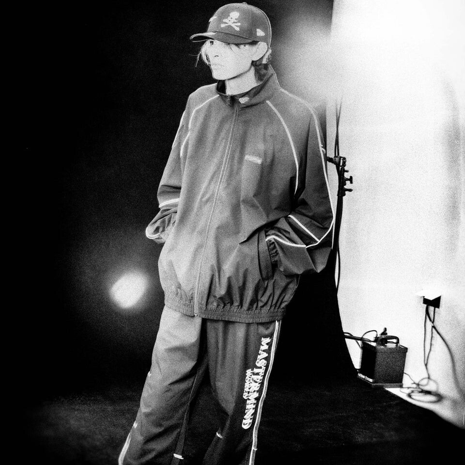 New Era x mastermind WORLD Oversized Piping Track Jacket New Era x mastermind WORLD Oversized Piping Track Jacket