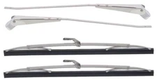 55 56 57 Chevy Wiper Arm & Blade Set New 1955 1956 1957 Chevrolet