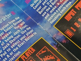 Jack Bros. Nintendo Virtual Boy Manual Only *creases