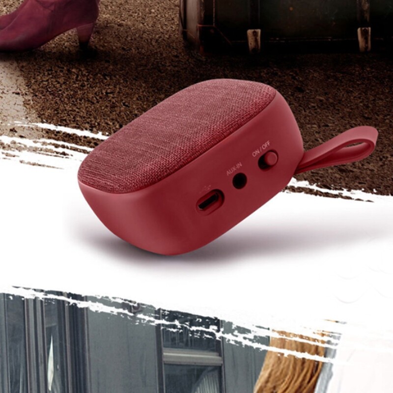 Mini enceinte Bluetooth rétro à écran pour décorer un salon ou une chambre