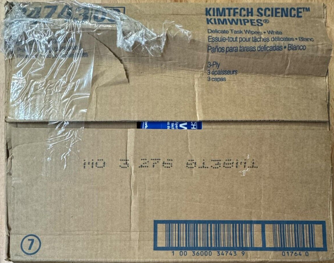 Kimtech Science Kimwipes Delicate Task Wipers 34743 ~ 15PK~ FAST SHIPPING ~ READ