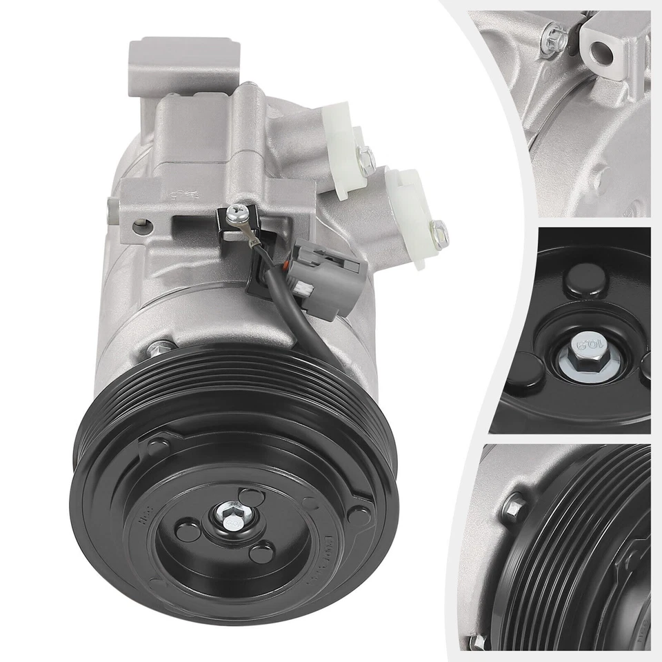 A/C Compressor With AC Clutch for 2010-2013 Mazda 3/3 Sport 2012-2015 Mazda 5 Foto 2 de 4