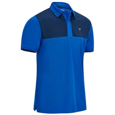 Callaway X Series Herren Colour Block Poloshirt Lapis Blau Medium CGKS90B2 BOX 3