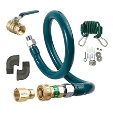 Krowne M5048K Quick Disconnect Complete Royal Gas Connection Kit 1/2" x 48"