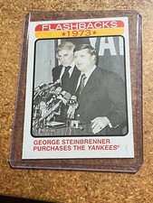 2022 Topps Heritage Baseball Flashback 1973 # NF-11 G Steinbrenner Buys Yankees