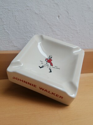 Johnny Walker Aschenbecher Whiskey Born 1820 Still Going Strong  E&A Böckling 