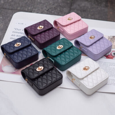 For Samsung Galaxy Z Flip7/6/5/4 Case Luxury Crossbody Bag Wallet Purse Handbag