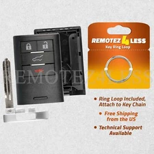 For 2010 2011 2012 2013 2014 Cadillac CTS Wagon Suv Remote Key Fob Shell Case