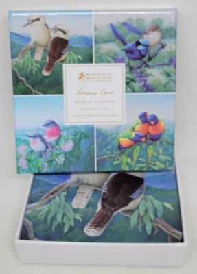 Maxwell Williams Birds of Australia Coasters Katherine Castle set of 4