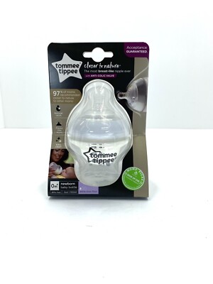 Tommee Tippee Closer to Nature Newborn Baby Bottle 5oz 150ml BPA Free New