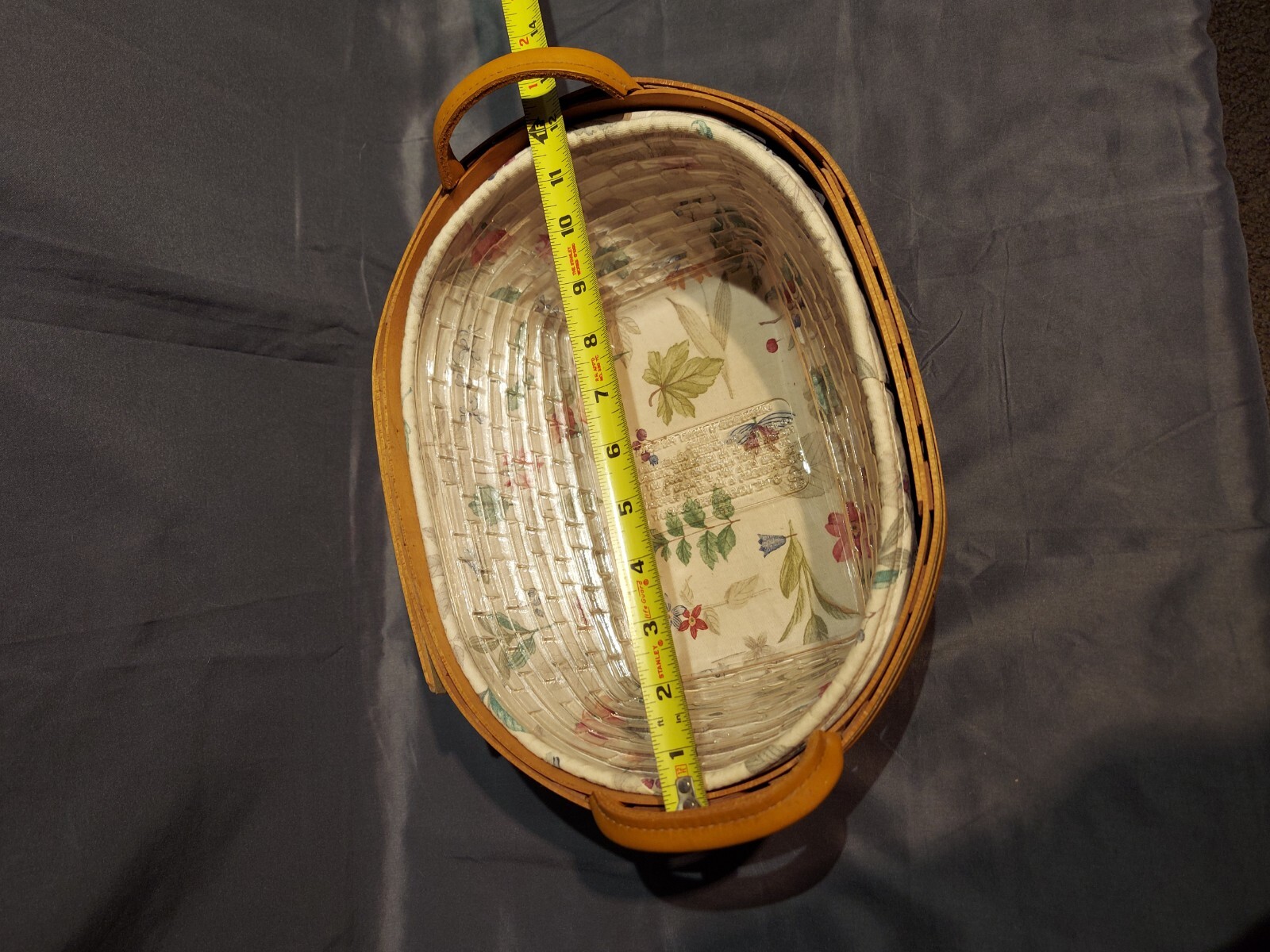 LONGABERGER Autumn Reflections Large Daily Blessings Basket 2001 eBay