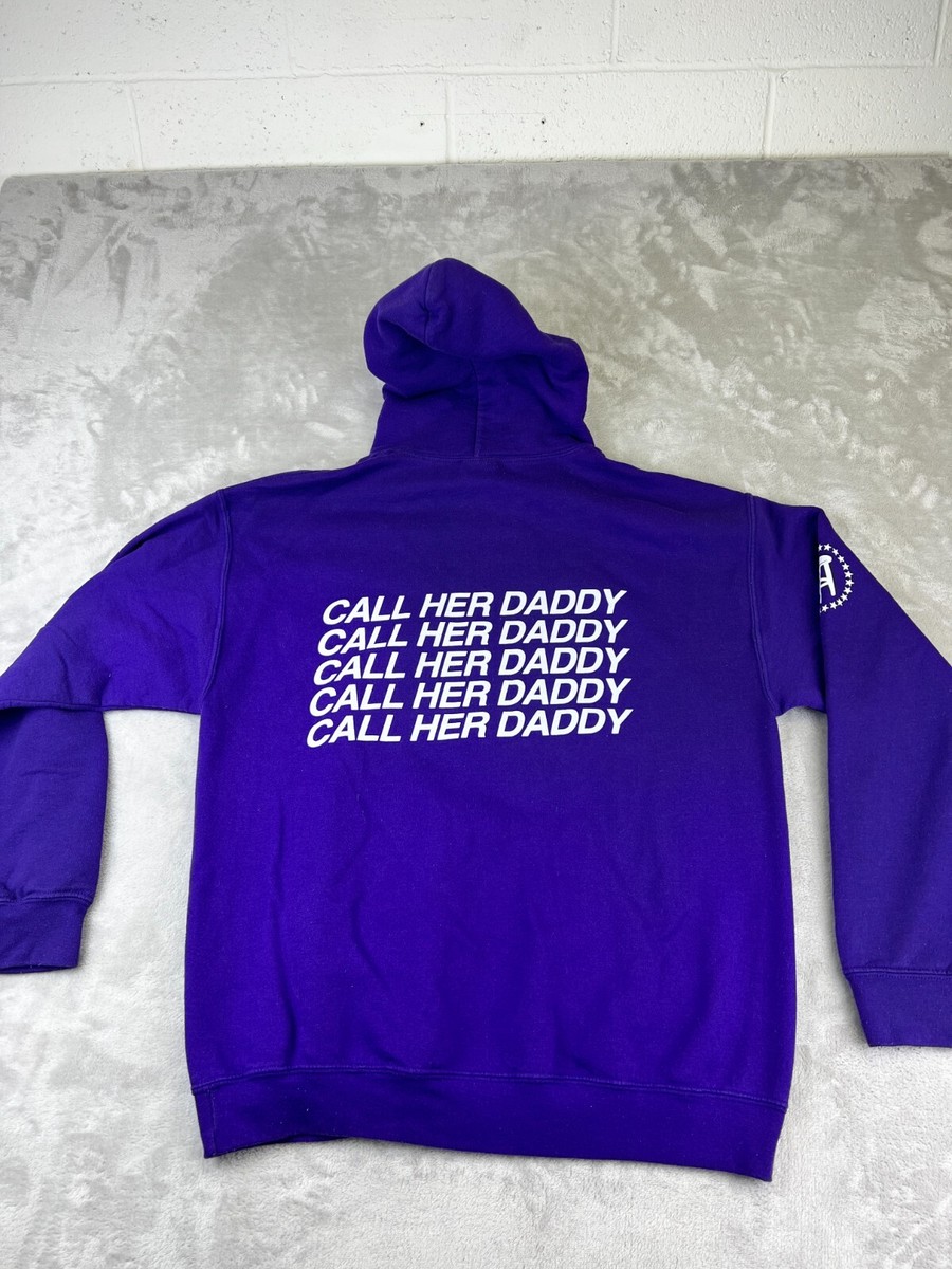 Call Her Daddy Barstool Sports Voodoo Clam Hoodie Sweatshirt Purple Adult  Medium | eBay