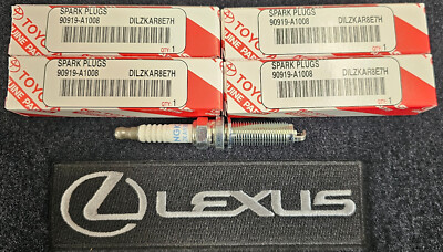 Tx Rx Plug Set of 4 NX RX TX Series Genuine Lexus Spark Plug 90919-A1008 Plugs ...
