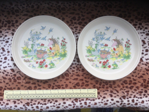 HORNSEY POTTERY NURSERY RHYME PLATES - Sing A Song of Sixpence - 第 1/3 張圖片