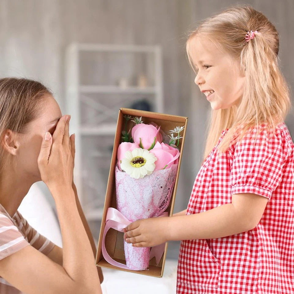 Мыло цветок букет искусственная гвоздика цветок розы букет мыло цветок ванна - Изображение 3 из 4