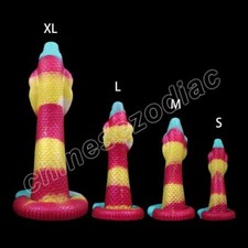 Huge Long Soft Silicone Giant Penis G-spot Dildo Suction Cup Anal Plug Anus Toys