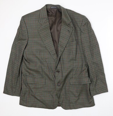 Greenwood klassischer Herren Blazer Mehrfarbig Wollmischung Größe 42 Regular