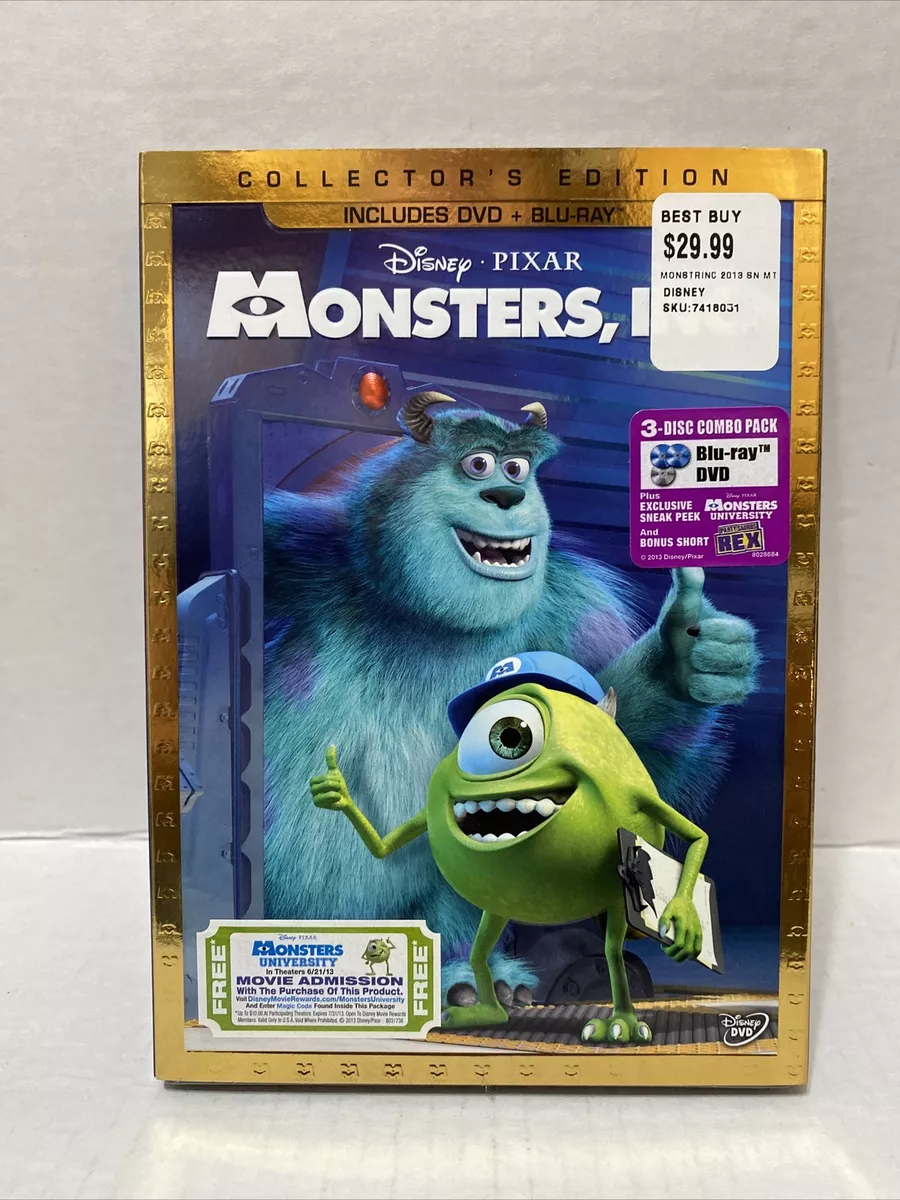  Monsters, Inc. (Three-Disc Collector's Edition: Blu