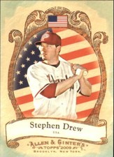 2009 Topps Allen and Ginter National Pride Baseball Card #NP60 Stephen Drew
