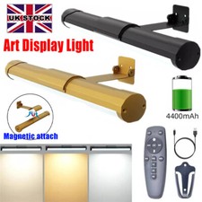 Wireless Picture Lights Dimmable Dartboard Light Rechargeable Art Display Lights