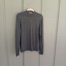 Murano Merino Wool Sweater Size M Luxurious Italian Yarn Long Sleeve