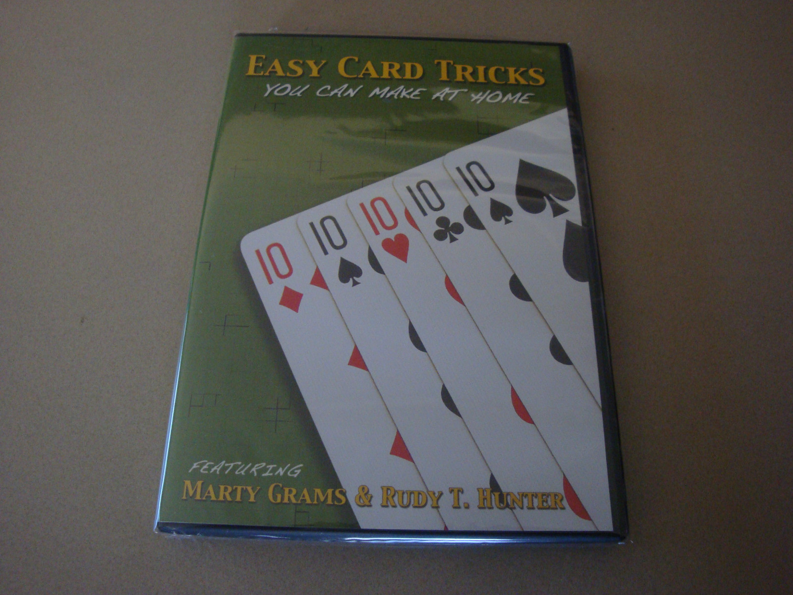 Easy Card Tricks You Can Make At Home, with Marty Grams and Rudy T Hunter  DVD