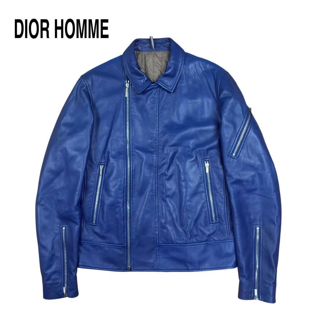 WILD PARTY コーティング バイカー ジャケット Dior Homme Dior Leather Outer Shell Jackets for Men for Sale | Shop New