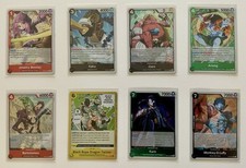 One Piece OP15 Adventure On Kami’s Island Lot of 8 Rare Cards Monkey D. Luffy 💥