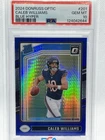 2024 Donruss Optic Blue Hyper Prizm #201 Caleb Williams (RC) PSA 10