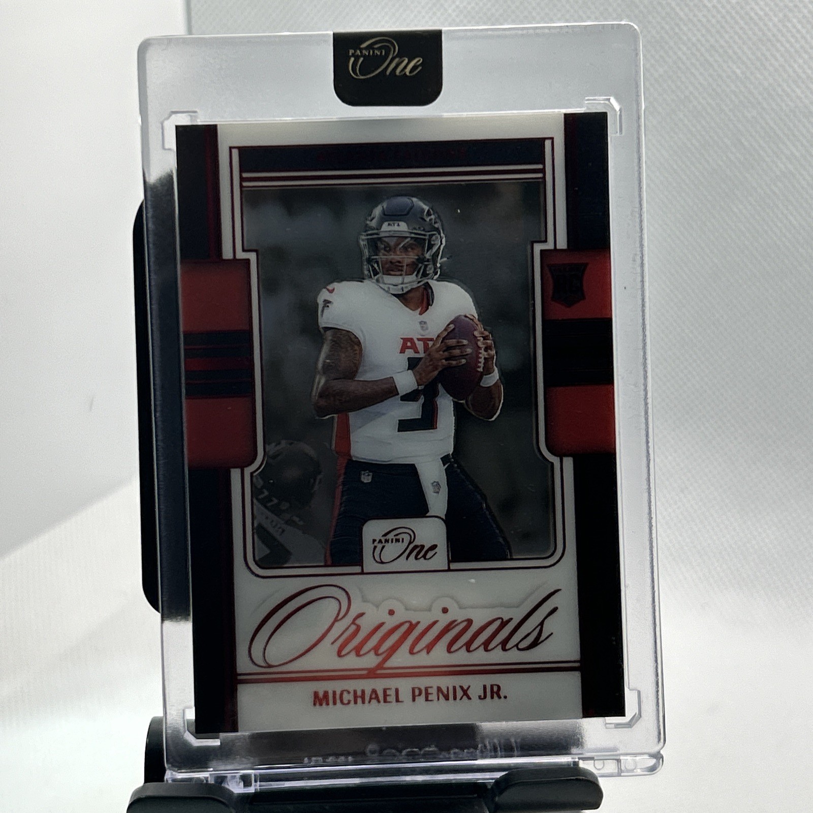 2024 Panini One - One Originals Michael Penix Jr. #OO-MPJ Red /49 (RC)