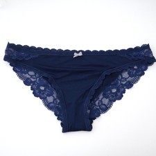 NEW Victoria's Secret VTG Dream Angels Smooth Satin Cheekini Panties LARGE