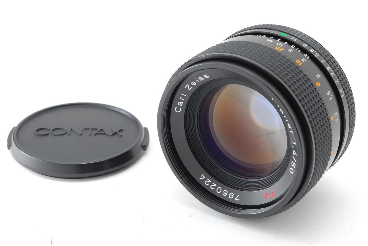 N MINT] Contax Carl Zeiss Planar T* 50mm f/1.4 Lens MMJ C/Y Mount