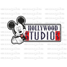 Disney Hollywood Studios ddskr Title Premade Scrapbook Page Paper Piece die cut