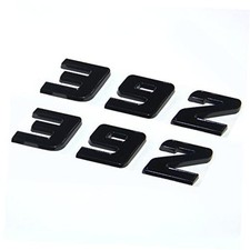 2Pack Yoaoo 392 Emblem Badge Decal 3D Logo Compatible with 392 Badge 300C Black