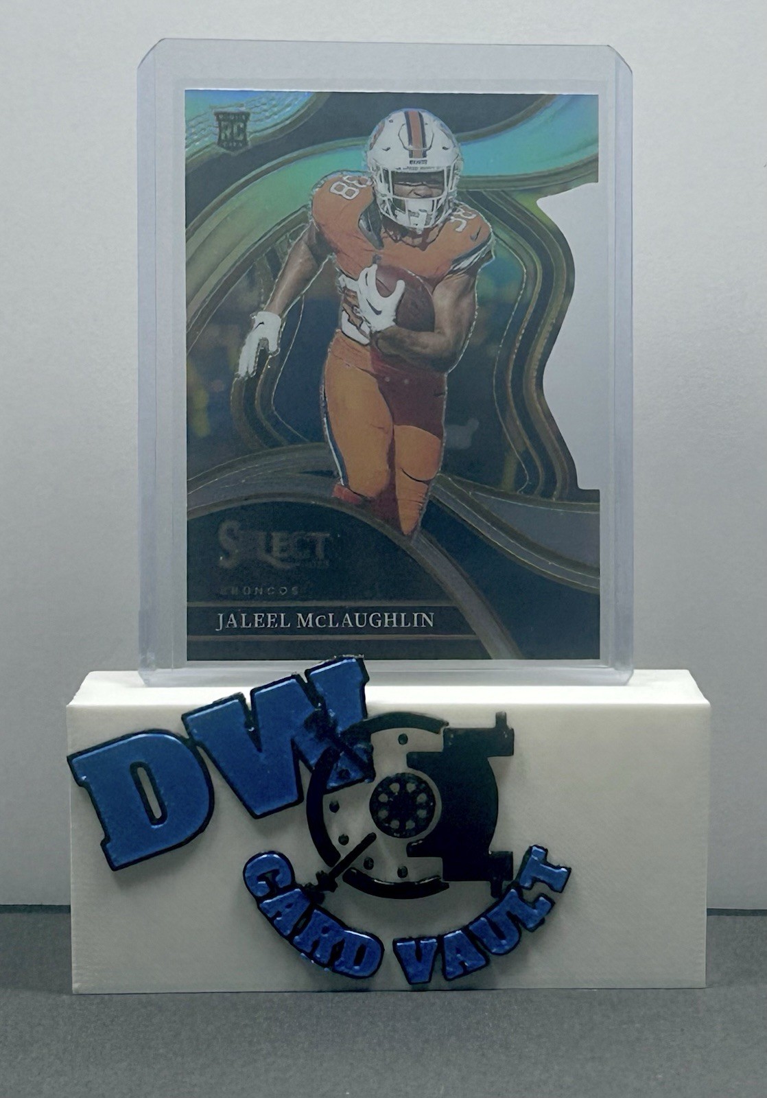 2023 Select Black and Gold Die Cut Prizm #265 Jaleel McLaughlin RC Rookie