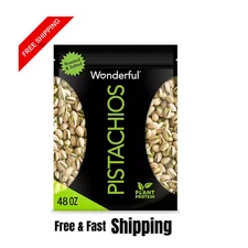 Wonderful Pistachios In-Shell Roasted and Salted Nuts 48 Ounce , Free Shipping