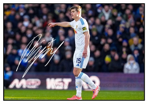 12936. Jaka Bijol Signed Pictures (A4 Prints) Leeds United Slovenia Udinese