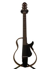 YAMAHA SLG200S Silent Electric Acoustic Guitar Black 2016 with Case Japan
